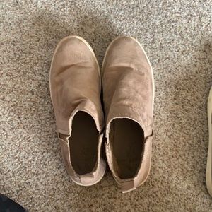 Tan booties size 9